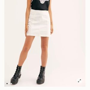 Free People Modern Femme Denim Mini Skirt